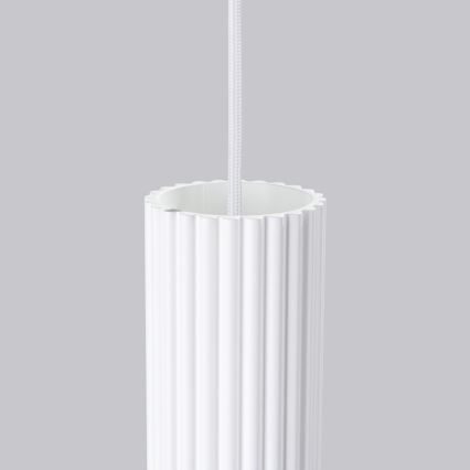 Candeeiro suspenso KARBON 1xGU10/10W/230V branco