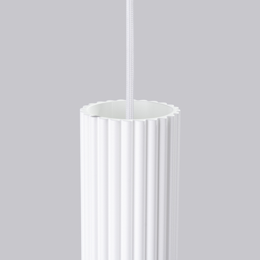 Candeeiro suspenso KARBON 1xGU10/10W/230V branco