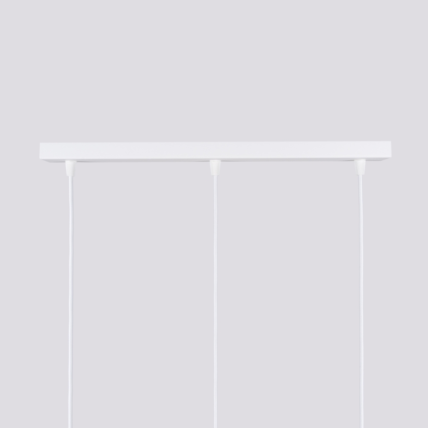 Candeeiro suspenso KARBON 3xGU10/10W/230V branco