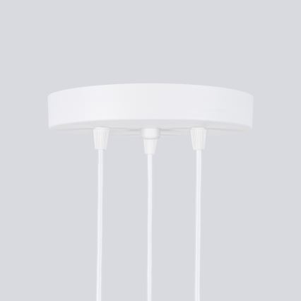 Candeeiro suspenso KARBON 3xGU10/10W/230V branco