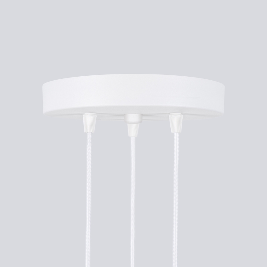 Candeeiro suspenso KARBON 3xGU10/10W/230V branco
