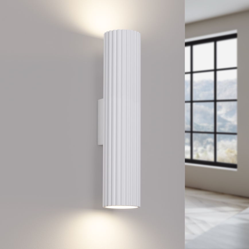 Iluminação de parede KARBON 2xGU10/10W/230V branco