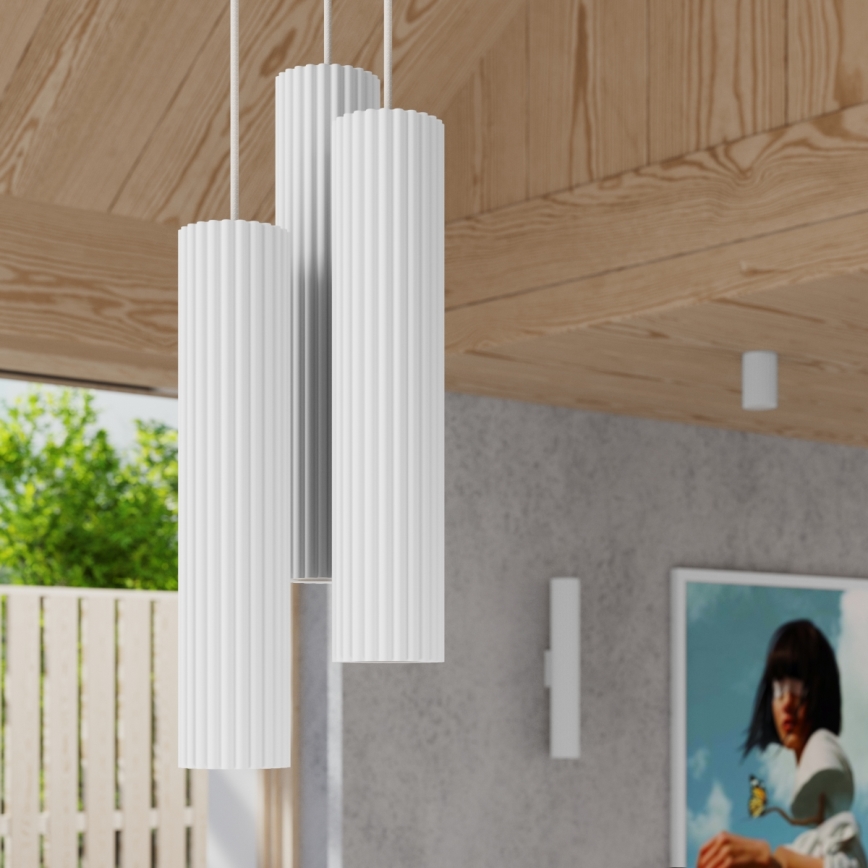 Iluminação de parede KARBON 2xGU10/10W/230V branco