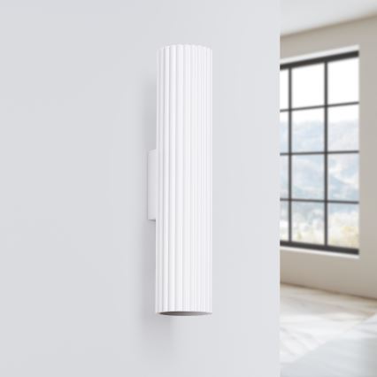 Iluminação de parede KARBON 2xGU10/10W/230V branco