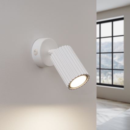 Foco de parede KARBON 1xGU10/10W/230V branco