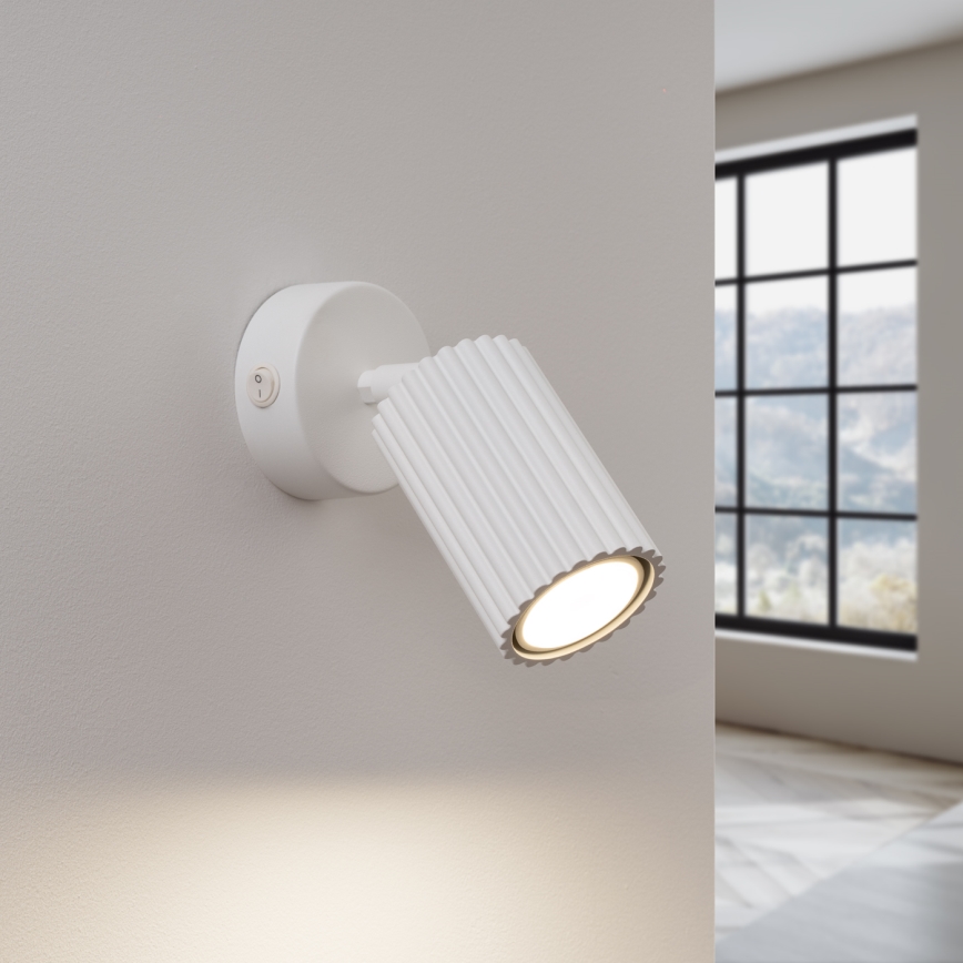 Foco de parede KARBON 1xGU10/10W/230V branco
