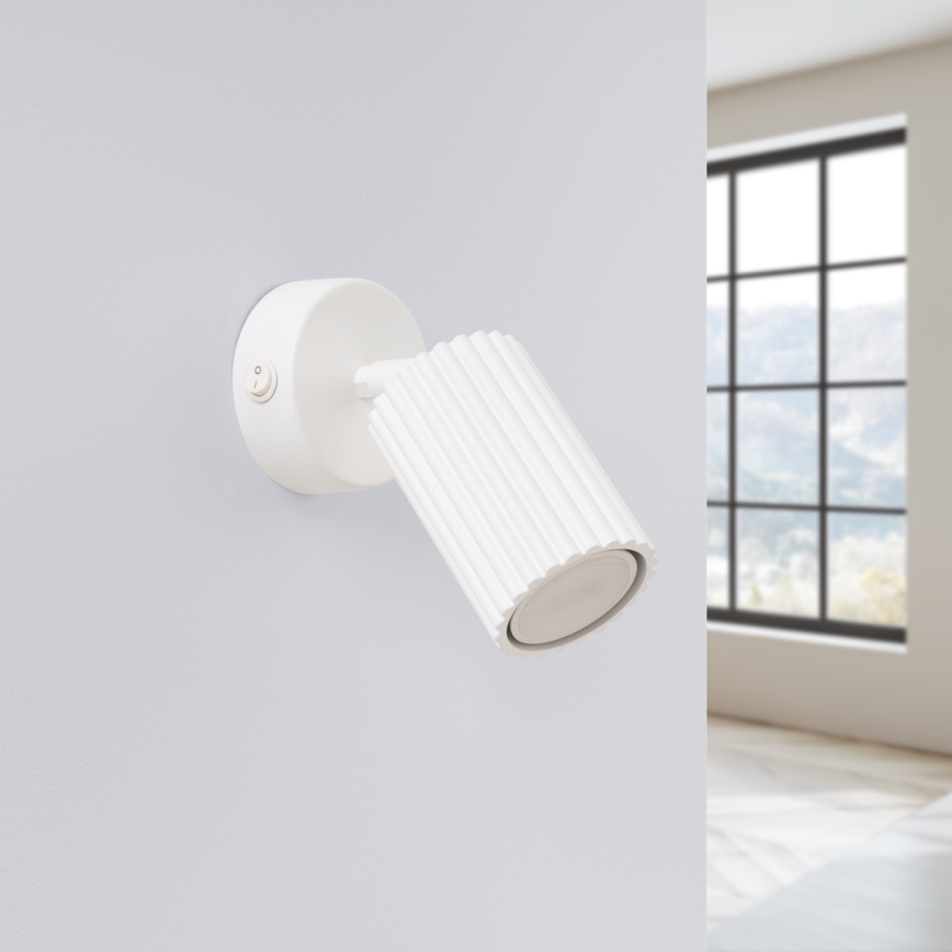 Foco de parede KARBON 1xGU10/10W/230V branco