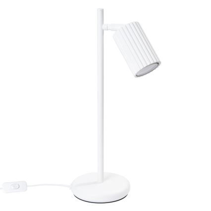 Candeeiro de mesa KARBON 1xGU10/10W/230V branco