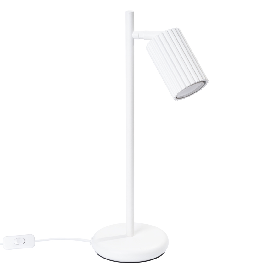 Candeeiro de mesa KARBON 1xGU10/10W/230V branco