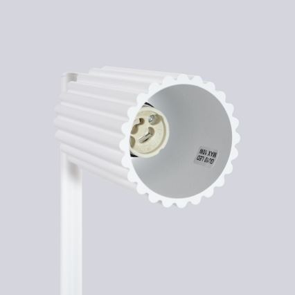 Candeeiro de mesa KARBON 1xGU10/10W/230V branco