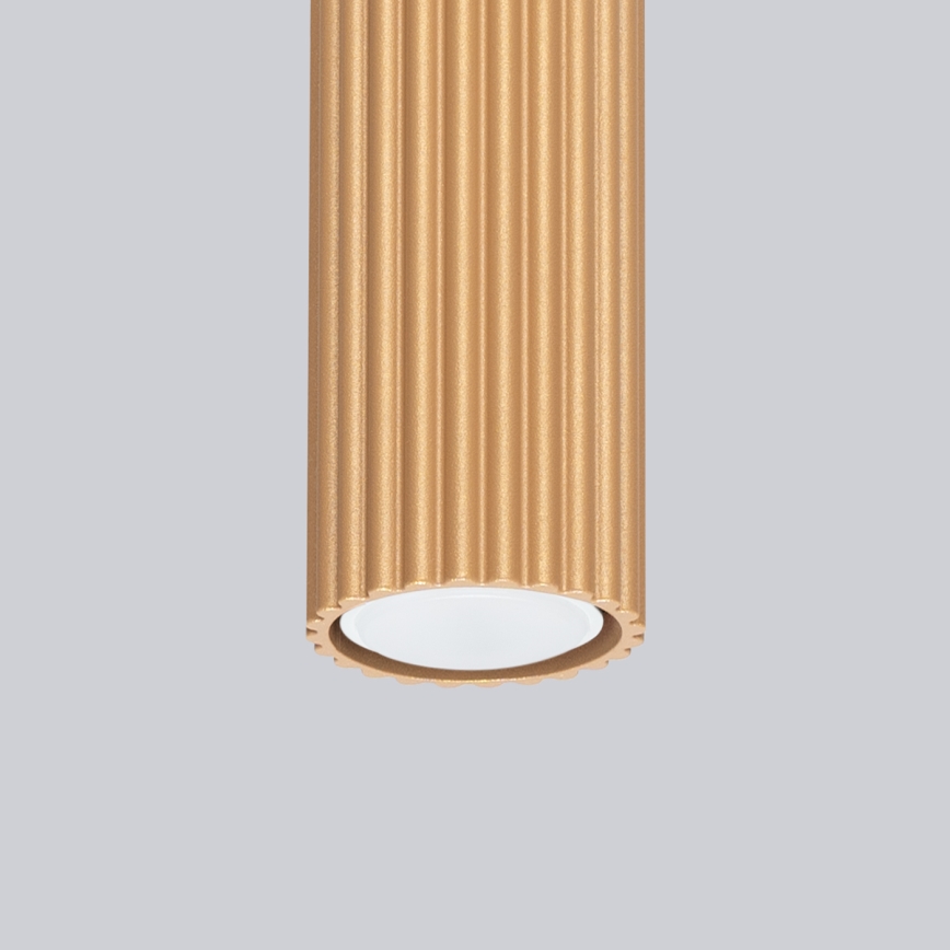 Foco KARBON 1xGU10/10W/230V 10 cm dourado
