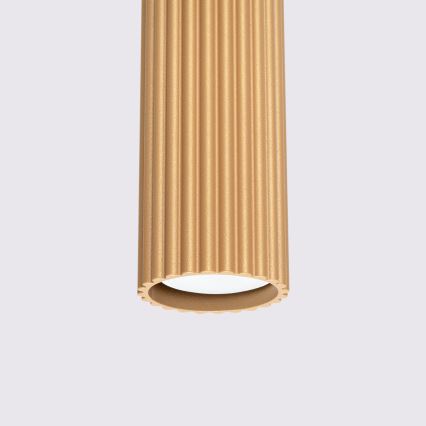 Candeeiro suspenso KARBON 1xGU10/10W/230V dourado