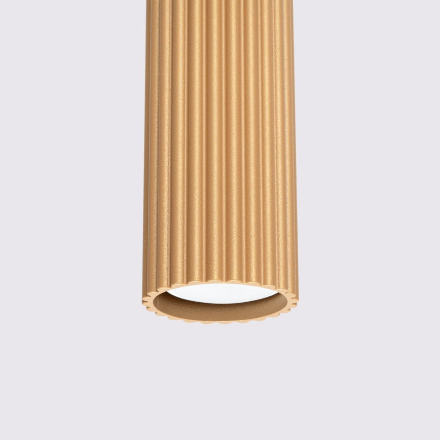 Candeeiro suspenso KARBON 1xGU10/10W/230V dourado