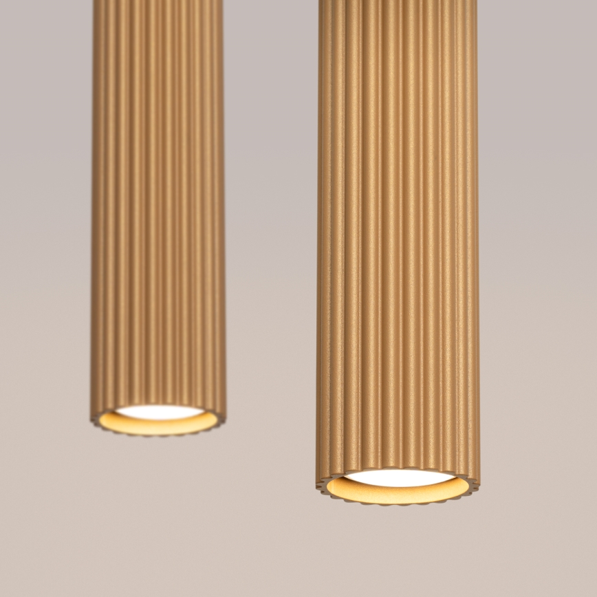 Candeeiro suspenso KARBON 2xGU10/10W/230V dourado
