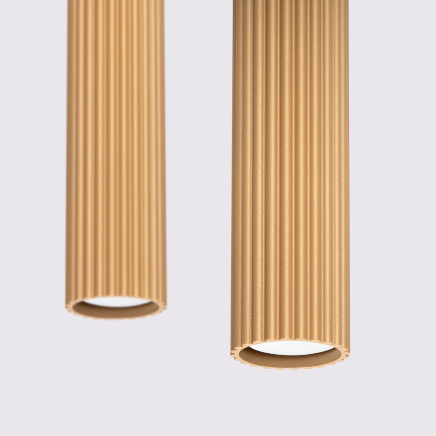 Candeeiro suspenso KARBON 2xGU10/10W/230V dourado