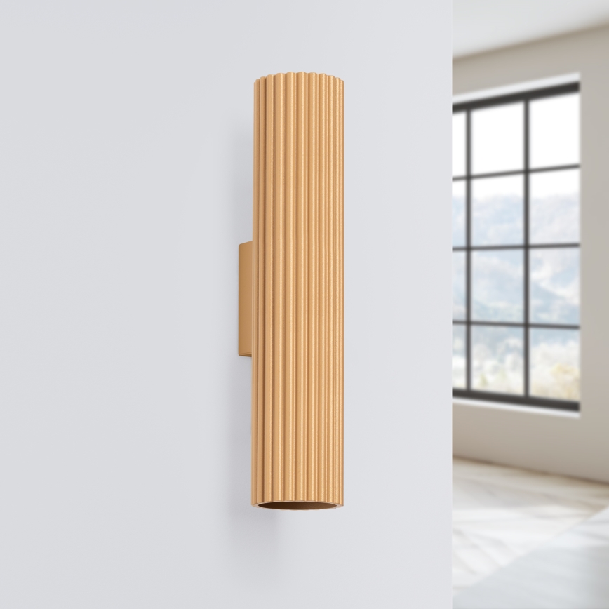 Iluminação de parede KARBON 2xGU10/10W/230V dourado