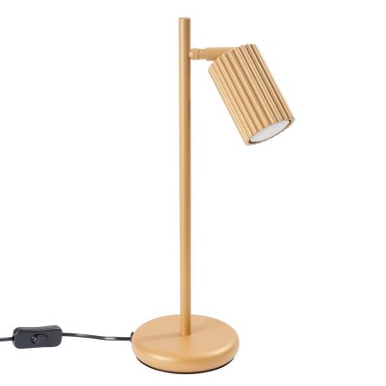 Candeeiro de mesa KARBON 1xGU10/10W/230V dourado