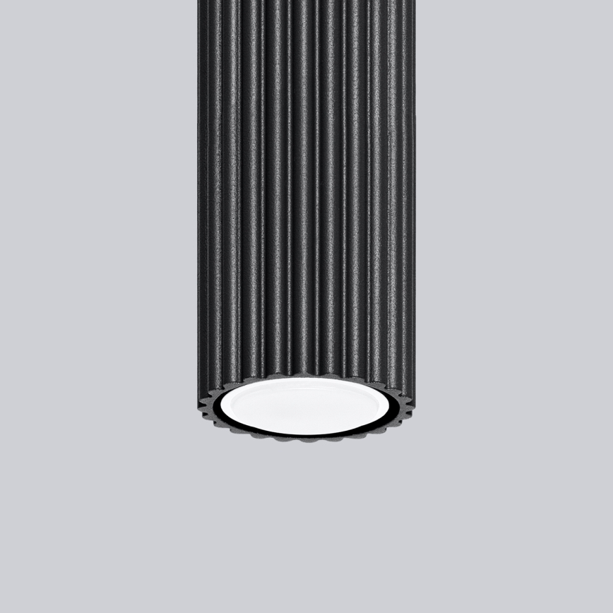 Foco KARBON 1xGU10/10W/230V 20 cm preto