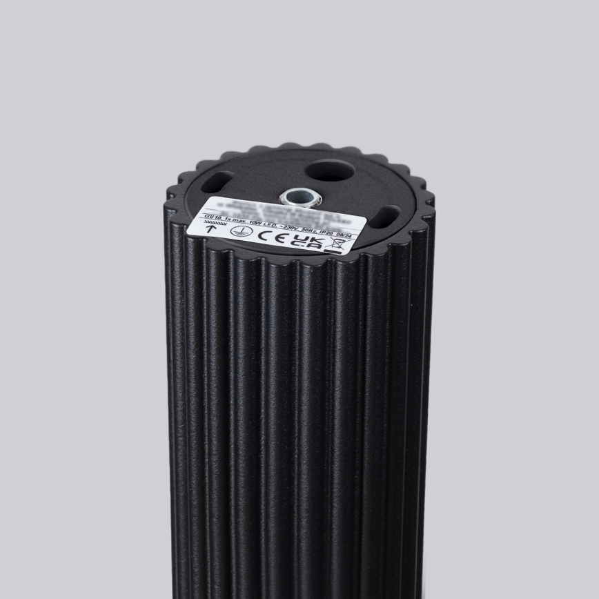 Foco KARBON 1xGU10/10W/230V 20 cm preto