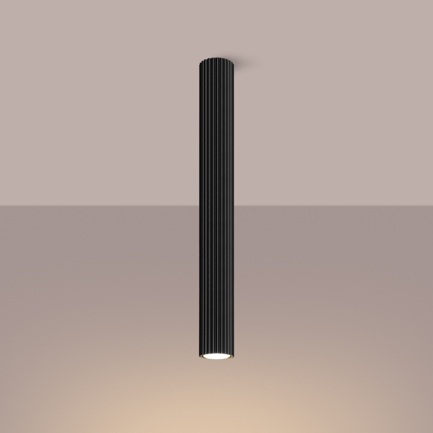 Foco KARBON 1xGU10/10W/230V 60 cm preto