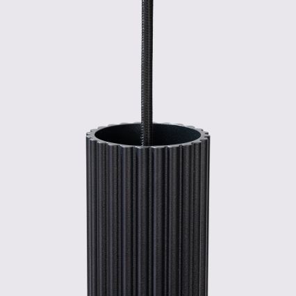 Candeeiro suspenso KARBON 1xGU10/10W/230V preto