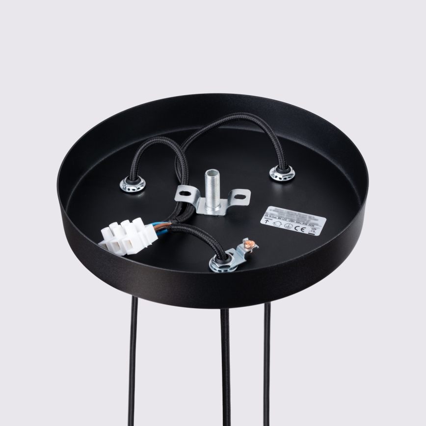 Candeeiro suspenso KARBON 3xGU10/10W/230V preto