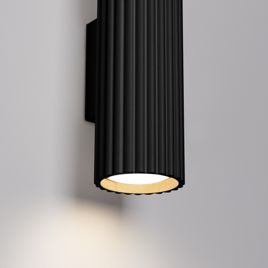 Iluminação de parede KARBON 2xGU10/10W/230V preto