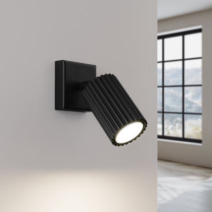 Foco de parede KARBON 1xGU10/10W/230V preto