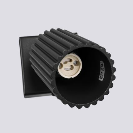 Foco de parede KARBON 1xGU10/10W/230V preto