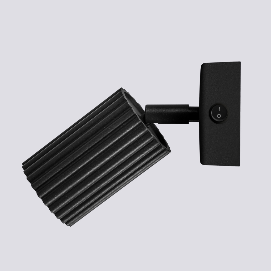 Foco de parede KARBON 1xGU10/10W/230V preto