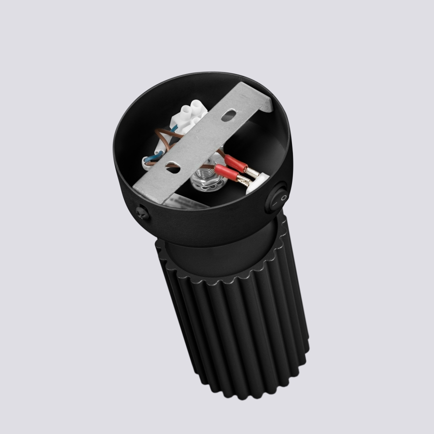 Foco de parede KARBON 1xGU10/10W/230V preto