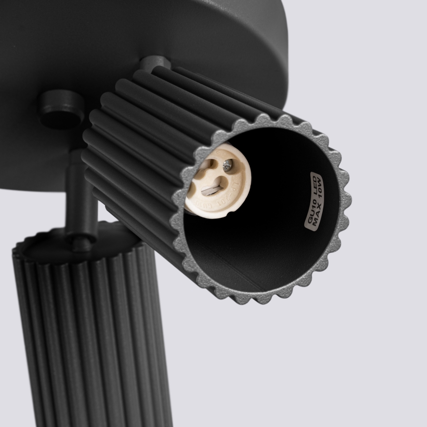 Foco KARBON 3xGU10/10W/230V preto