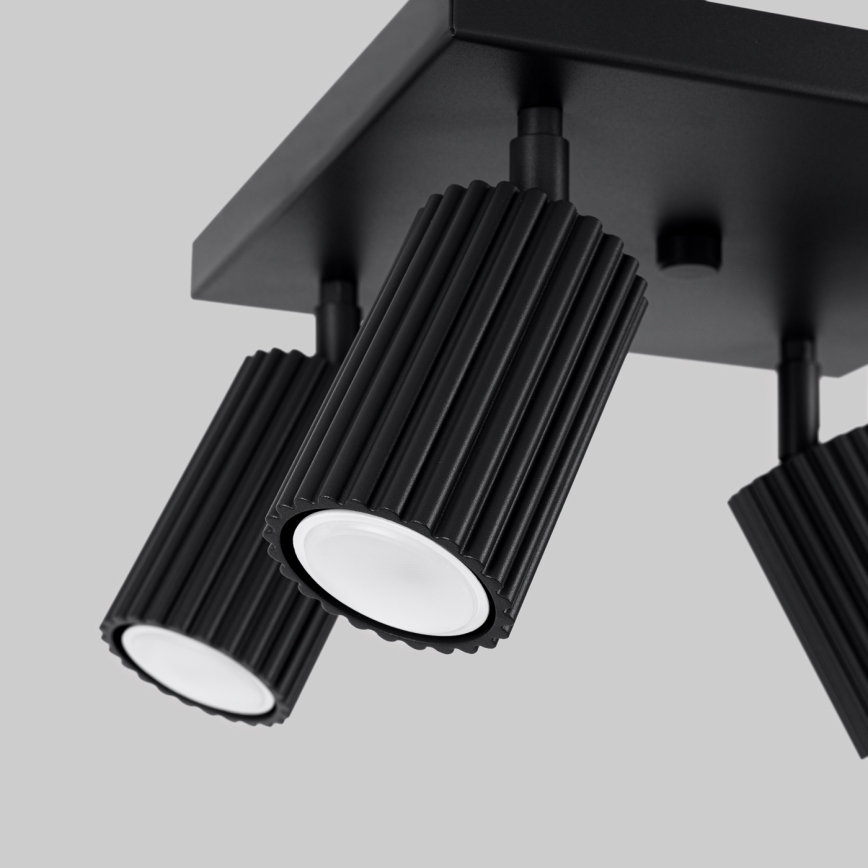 Foco KARBON 4xGU10/10W/230V preto