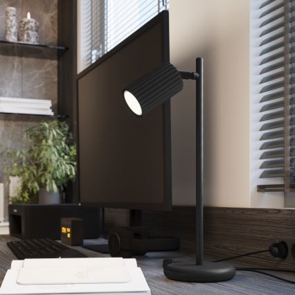 Candeeiro de mesa KARBON 1xGU10/10W/230V preto