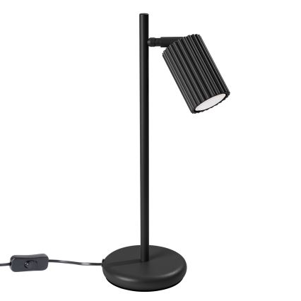 Candeeiro de mesa KARBON 1xGU10/10W/230V preto