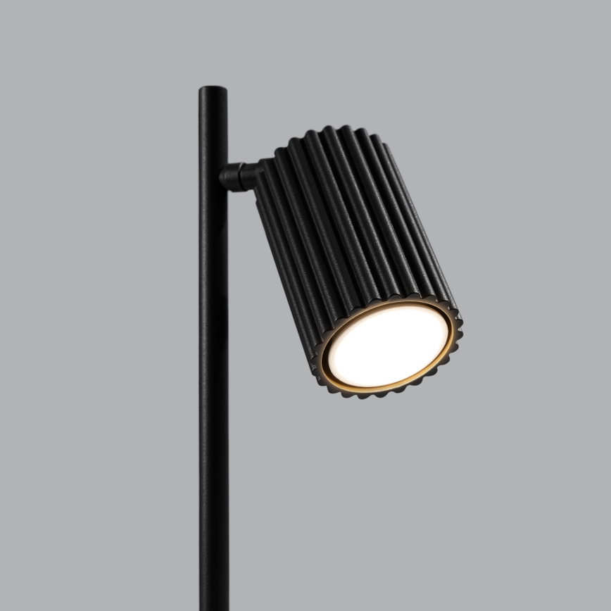 Candeeiro de mesa KARBON 1xGU10/10W/230V preto