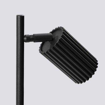 Candeeiro de mesa KARBON 1xGU10/10W/230V preto