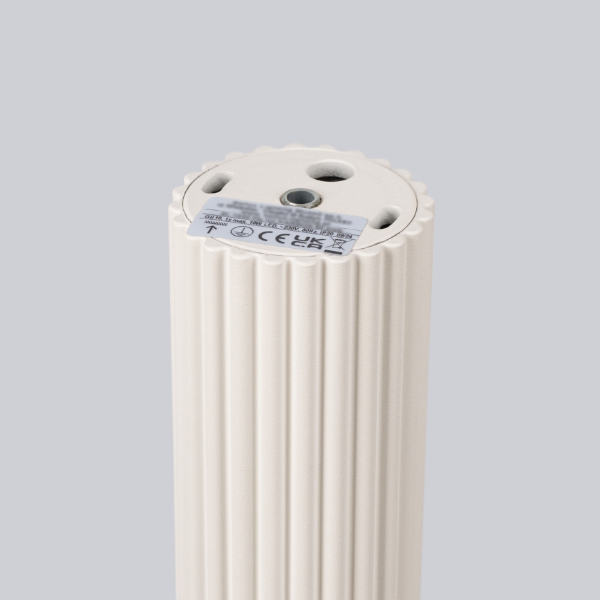 Foco KARBON 1xGU10/10W/230V 20 cm creme