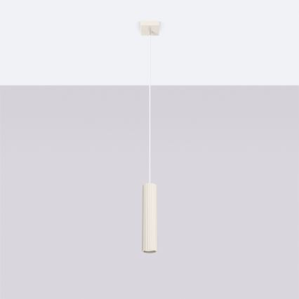 Candeeiro suspenso KARBON 1xGU10/10W/230V creme