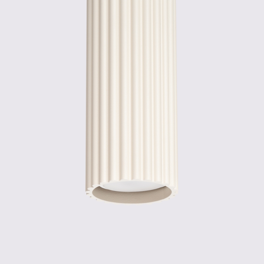 Candeeiro suspenso KARBON 1xGU10/10W/230V creme