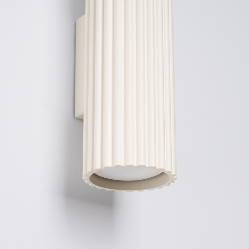 Iluminação de parede KARBON 2xGU10/10W/230V creme