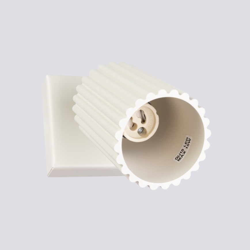 Foco de parede KARBON 1xGU10/10W/230V creme