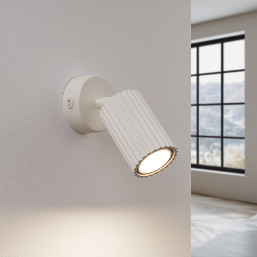 Foco de parede KARBON 1xGU10/10W/230V creme