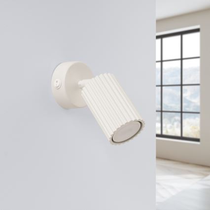 Foco de parede KARBON 1xGU10/10W/230V creme