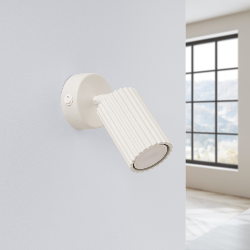 Foco de parede KARBON 1xGU10/10W/230V creme