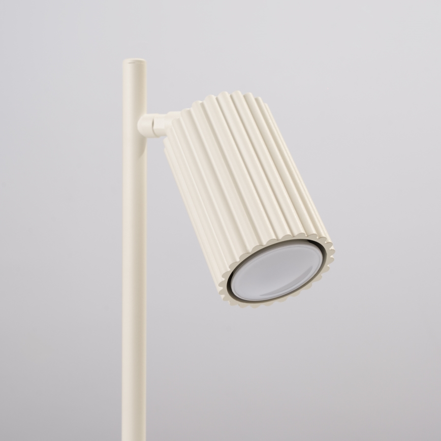 Candeeiro de mesa KARBON 1xGU10/10W/230V creme