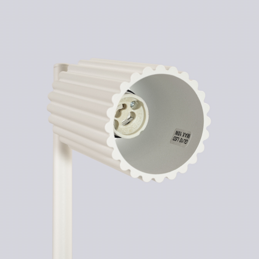 Candeeiro de mesa KARBON 1xGU10/10W/230V creme