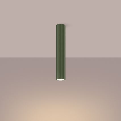 Foco KARBON 1xGU10/10W/230V 40 cm verde