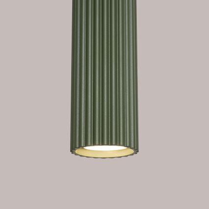 Candeeiro suspenso KARBON 1xGU10/10W/230V verde