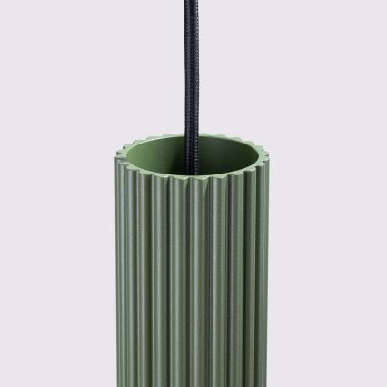 Candeeiro suspenso KARBON 1xGU10/10W/230V verde
